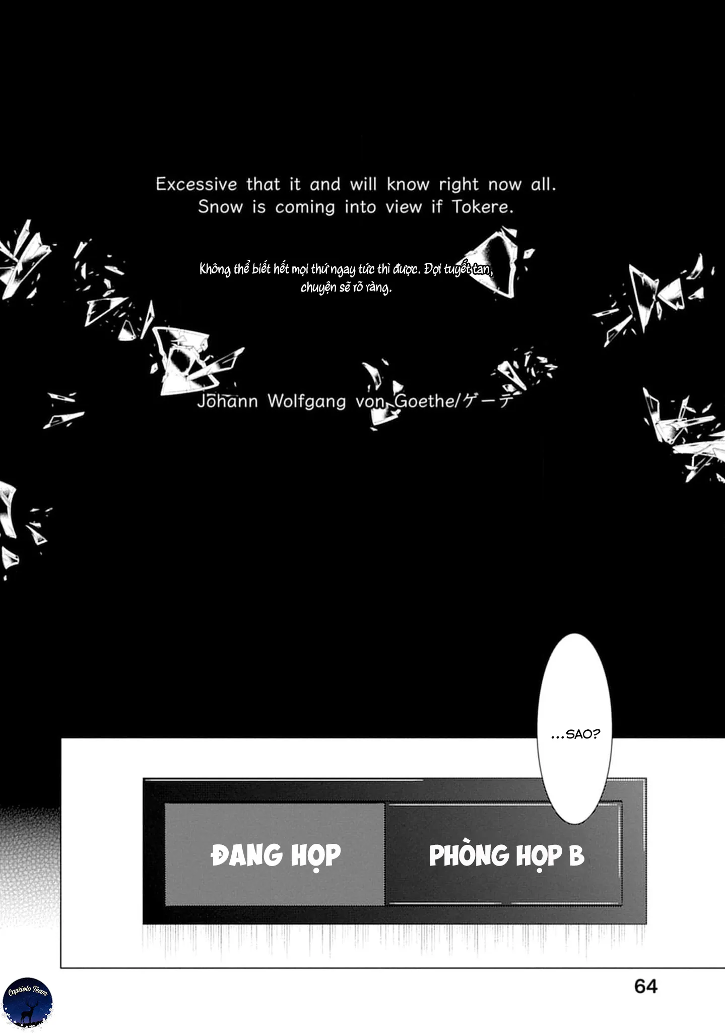 Trưởng phòng và quản lí - Chương 3