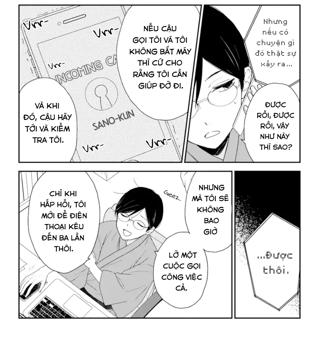 Bạn Cùng Nhà - Sano, Chỉ Là Biên Tập Viên Của Tôi Thôi! - Chap 1