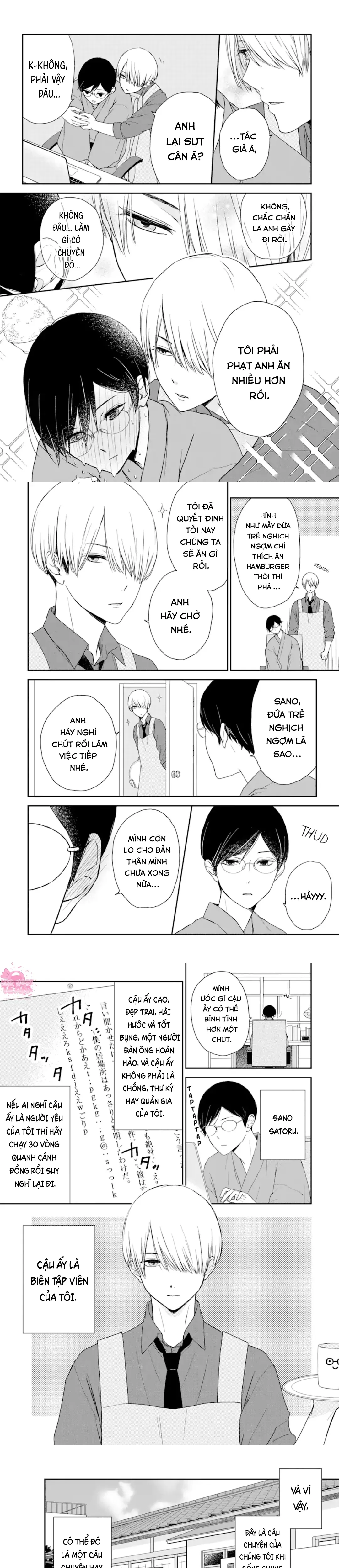 Bạn Cùng Nhà - Sano, Chỉ Là Biên Tập Viên Của Tôi Thôi! - Chap 1
