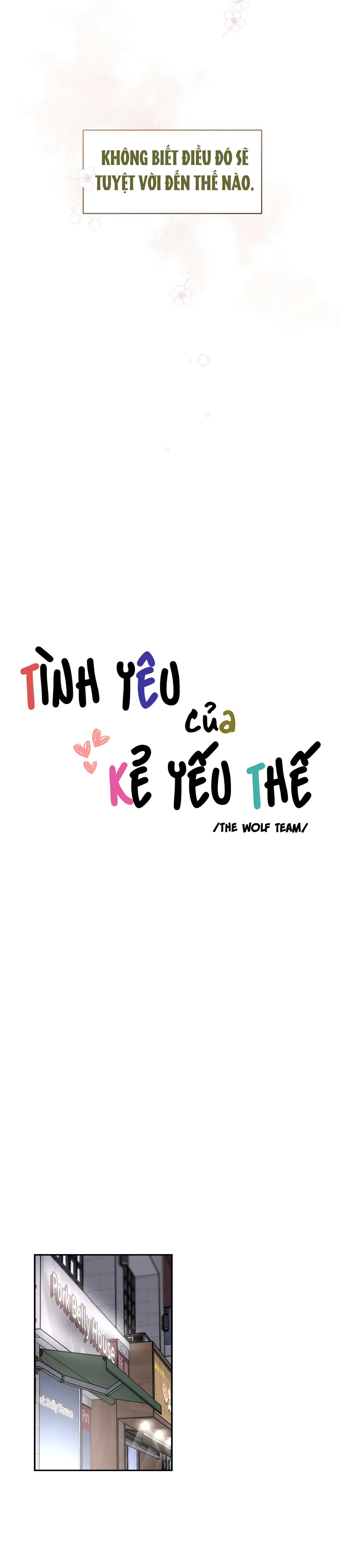 Tình Yêu Của Kẻ Yếu Thế - Chương NT2