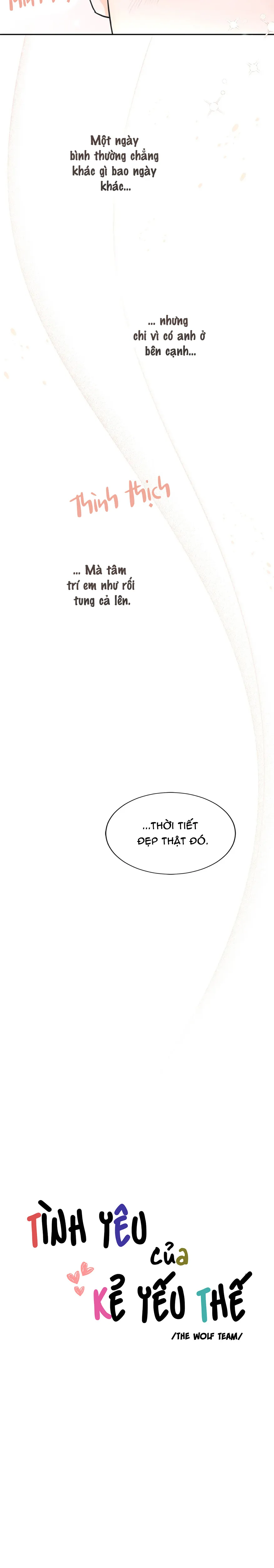 Tình Yêu Của Kẻ Yếu Thế - Chương 16