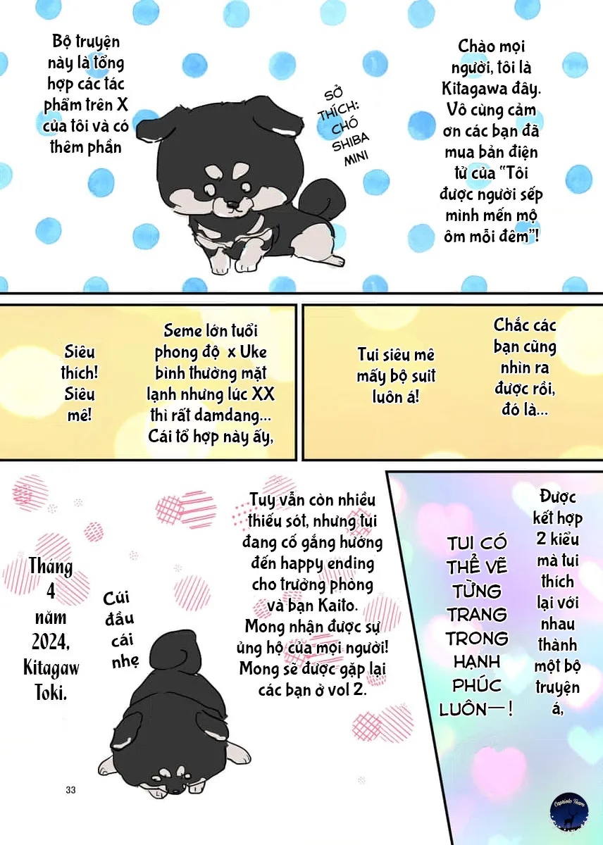 Tôi được người sếp mình mến mộ ôm mỗi đêm - Chương Oneshot